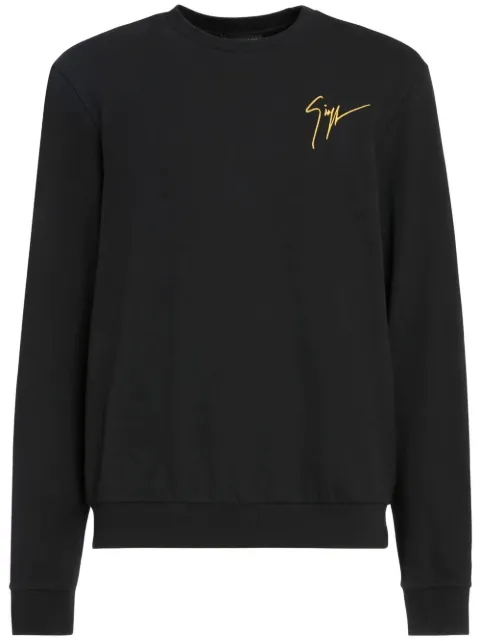 Giuseppe Zanotti Dragon Crystal sweatshirt Black ERU3011001