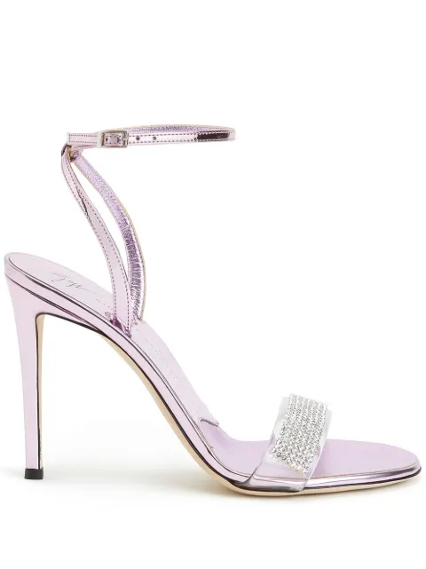 Giuseppe Zanotti gem-detail high-heeled sandals Pink E300010002