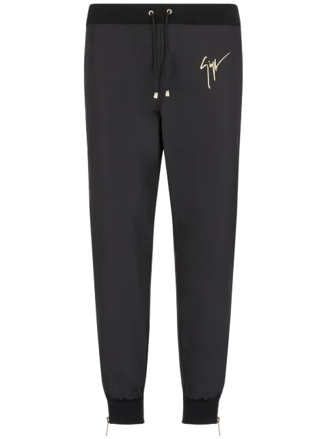 Giuseppe Zanotti logo-print track pants Black ERU3003001