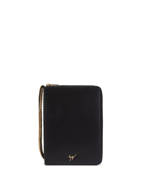 Giuseppe Zanotti Aymeric chain-strap tablet case Black EBU3013001