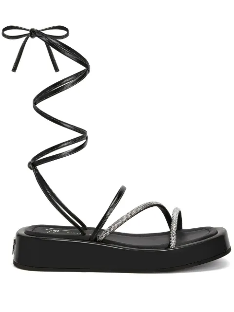 Giuseppe Zanotti Melburne Laces sandals Black E300042001