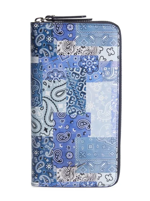 Giuseppe Zanotti Albert continental wallet Blue EAU3011003
