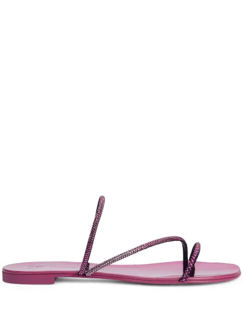 Giuseppe Zanotti Julianne flat sandals Pink E300022001