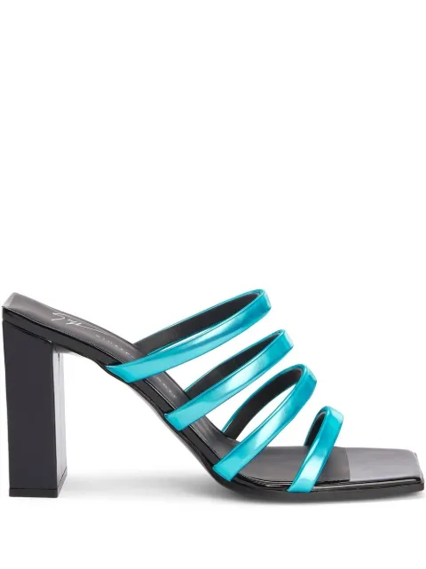Giuseppe Zanotti 85mm Shangay mules Blue E300024005