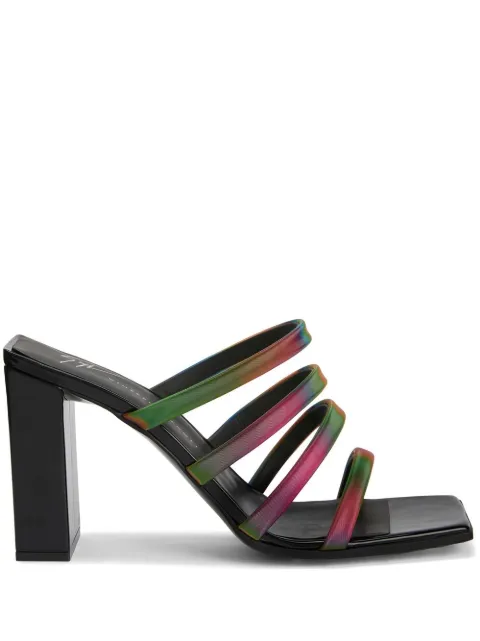 Giuseppe Zanotti 85mm Shangay mules Multicolour E300024001