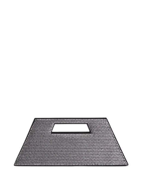 Giuseppe Zanotti Meloee rhinestone clutch Silver EB30002001