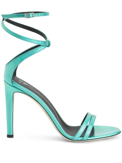 Giuseppe Zanotti 105mm Catia sandals Blue E000040065