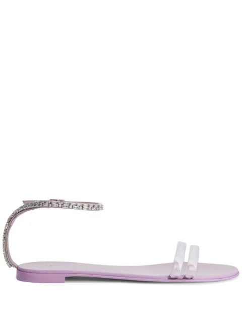Giuseppe Zanotti Agathe Plexi sandals Pink E300001001