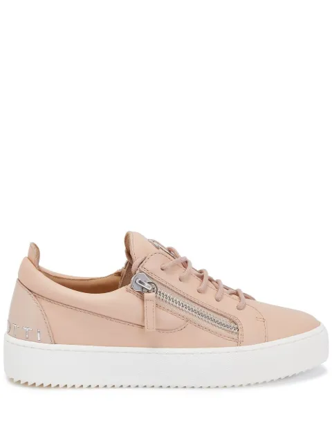 Giuseppe Zanotti Gail leather low-top sneakers Pink RS30027003