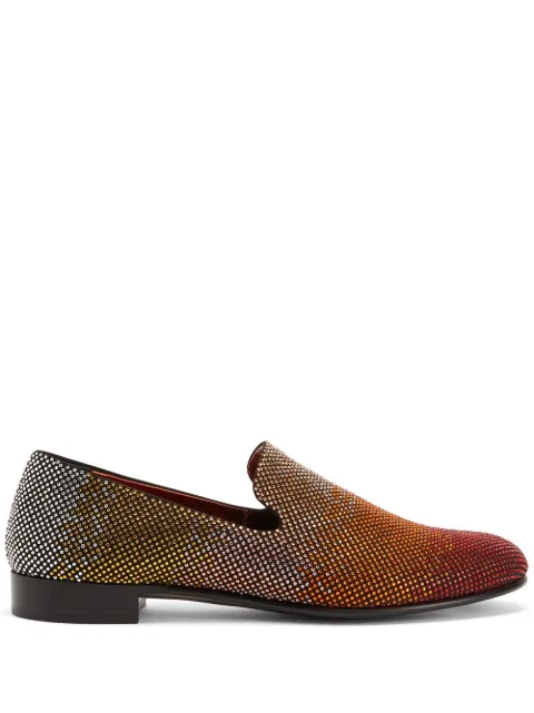 Giuseppe Zanotti Lewis Sparkle crystal-embellished loafers Multicolour EU30001002