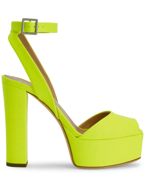 Giuseppe Zanotti 120mm Betty platform sandals Yellow I000085H10