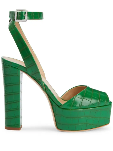 Giuseppe Zanotti 120mm Betty platform sandals Green I000085H04