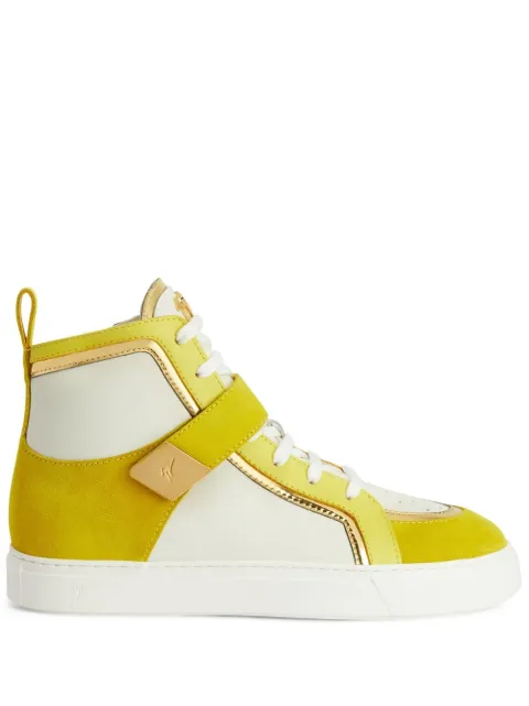 Giuseppe Zanotti Zenas high-top sneakers Yellow RW20063004