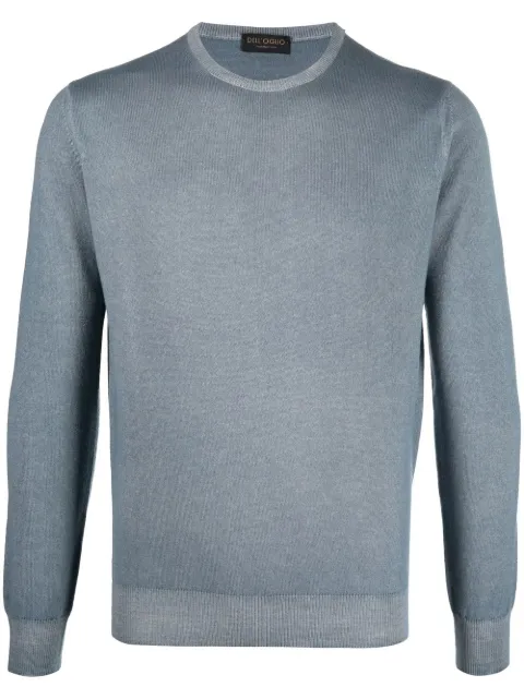 Dell'oglio crew-neck knitted jumper Blue GC1MLWSC12V