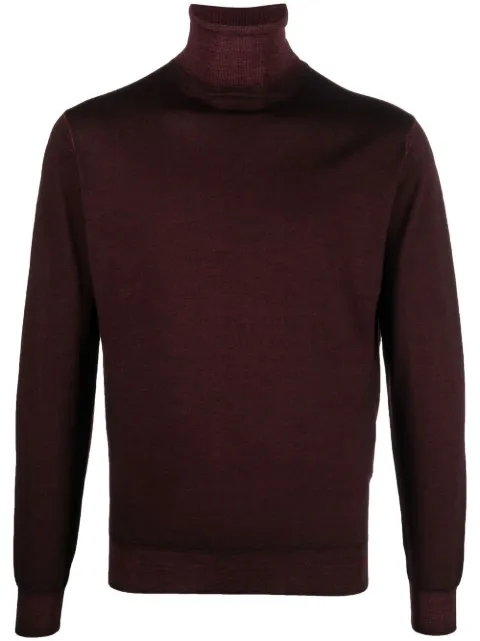 Dell'oglio roll-neck merino wool jumper Red DV1MLRM16RV