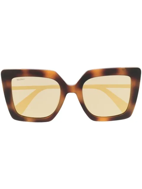 Max Mara Eyewear oversize-frame sunglasses Brown MM0051