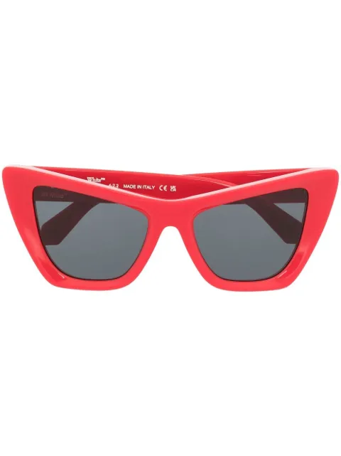 Off-White Eyewear Arrows cat-eye sunglasses Red OERI045F22PLA0010807