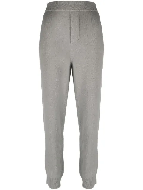 DSQUARED2 logo-embroidered knitted track pants Grey S73KA0487S18118