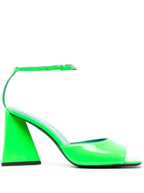 The Attico buckle sandals Green 231WS599E056