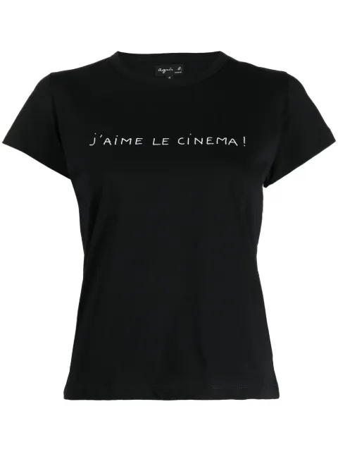 agnès b. short-sleeve T-shirt Black 2653S345