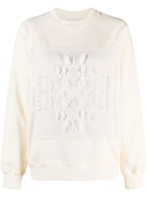 Barrie B-logo sweatshirt Neutrals C104324