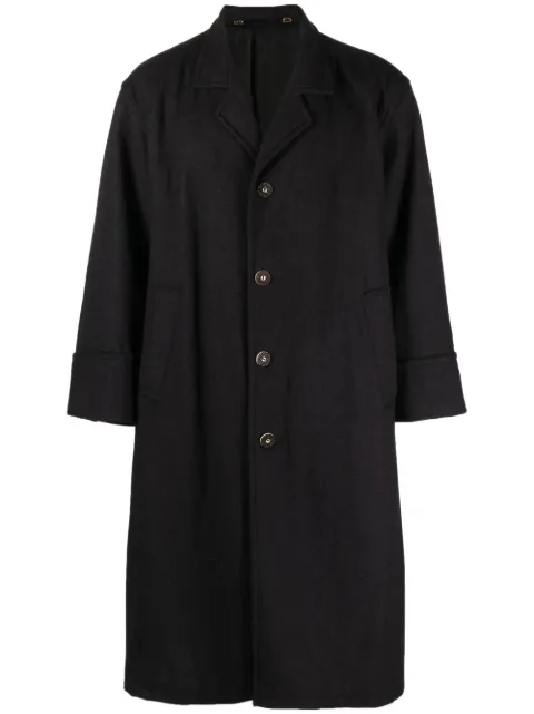 A.N.G.E.L.O. Vintage Cult 1990s single-breasted wool coat Blue ANG480TB