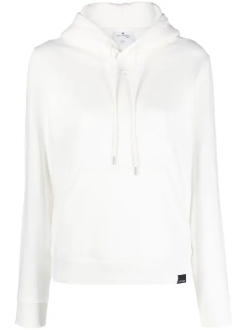 Courrèges organic cotton hoodie White 322JHO005JS0044