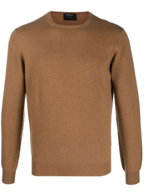 Dell'oglio crew neck cashmere jumper Brown GC1MLCA12R