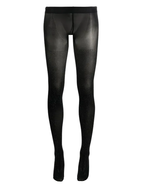 Wolford x Sergio Rossi studded tights Black 14976