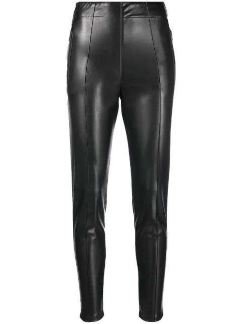 Ermanno Scervino coated high-waist skinny trousers Black D417P718EYU