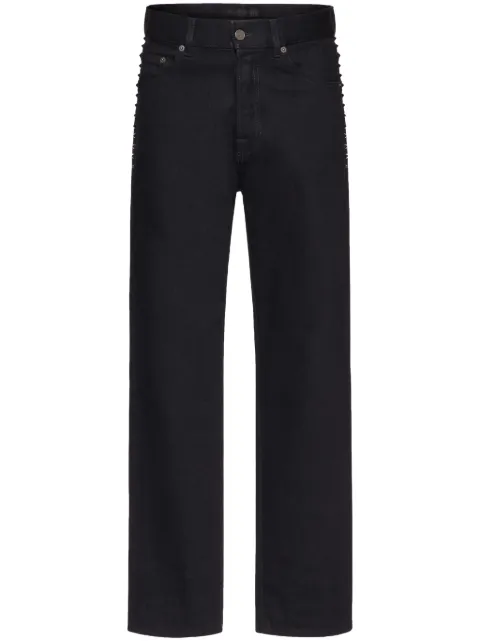 Valentino Garavani Untitled studs straight-leg jeans Black VDE01T93P