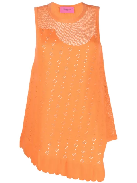 Viktor & Rolf sleeveless top Orange TK001