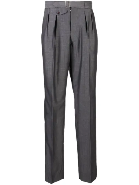 Maison Margiela belted tapered trousers Grey SI1KA0006S52583