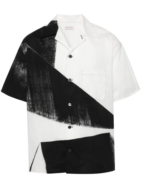 Alexander McQueen colourblock shirt Black 735314QUO82