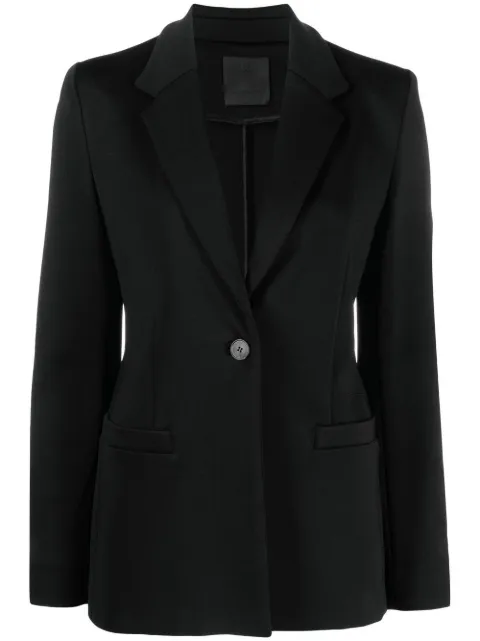 Givenchy single button blazer Black BW30FL4ZEE