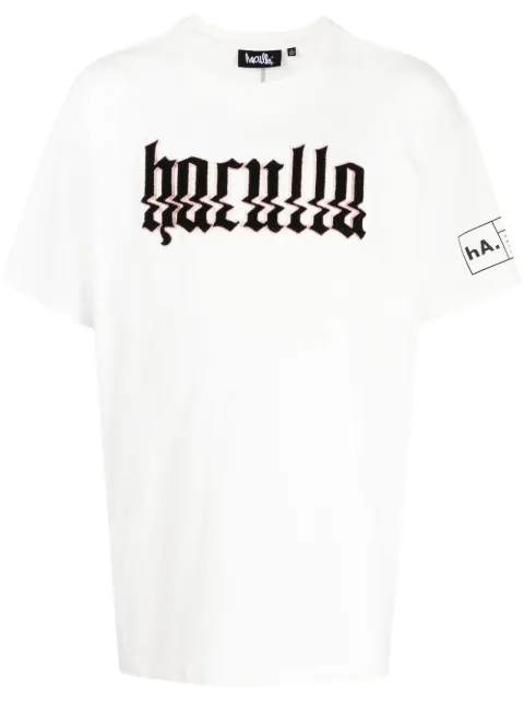 Haculla logo-print T-shirt White HA02BCT09