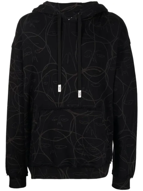 Haculla One Of A Kind Laser hoodie Black HA02BCKH07