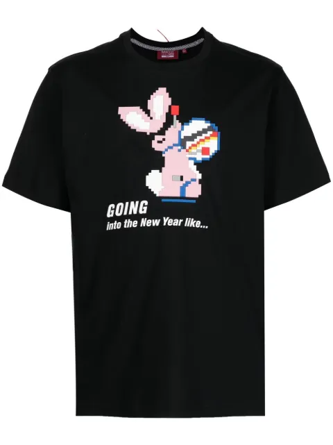 Mostly Heard Rarely Seen 8-Bit graphic print T-shirt Black MHEB02BCT27