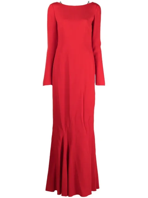 Givenchy chain-link detail dress Red BW21HR14MW