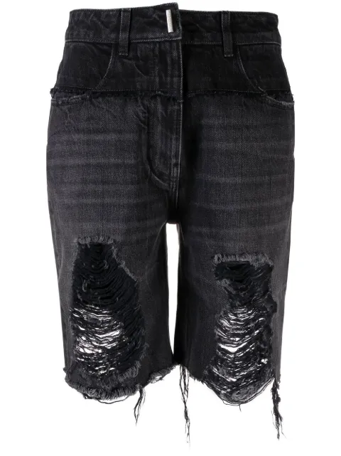 Givenchy denim knee-length shorts Black BW50XH5Y3P