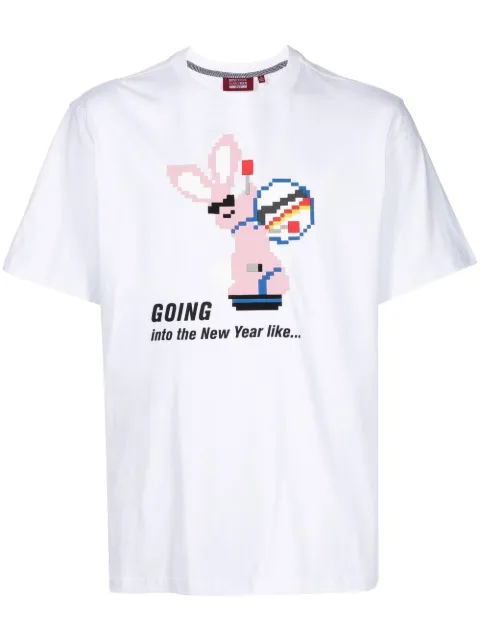 Mostly Heard Rarely Seen 8-Bit graphic print T-shirt White MHEB02BCT26