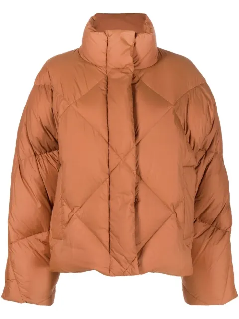 STAND STUDIO Aina quilted down-filled jacket Brown 614338690