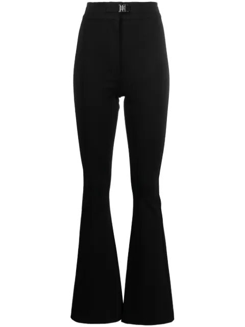 Givenchy high-waisted flared trousers Black BW50YD4ZEE