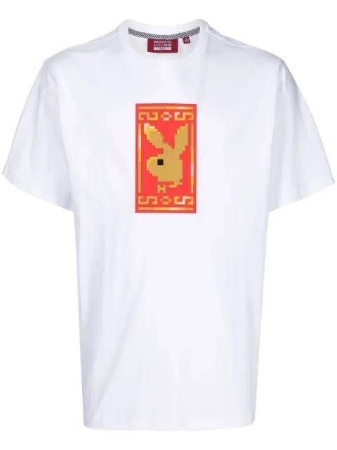 Mostly Heard Rarely Seen 8-Bit graphic print T-shirt White MHEB02BCT33