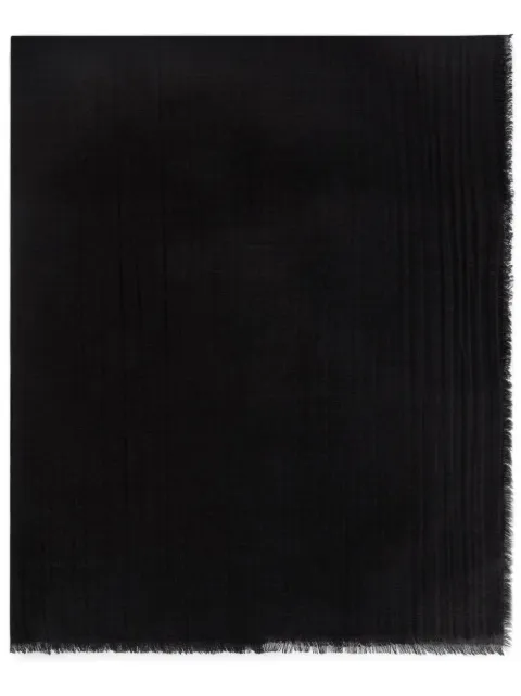 Dolce & Gabbana silk-cashmere jacquard shawl Black GQ239EG3SIF