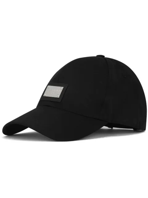 Dolce & Gabbana logo-tag baseball cap Black GH590AGF421