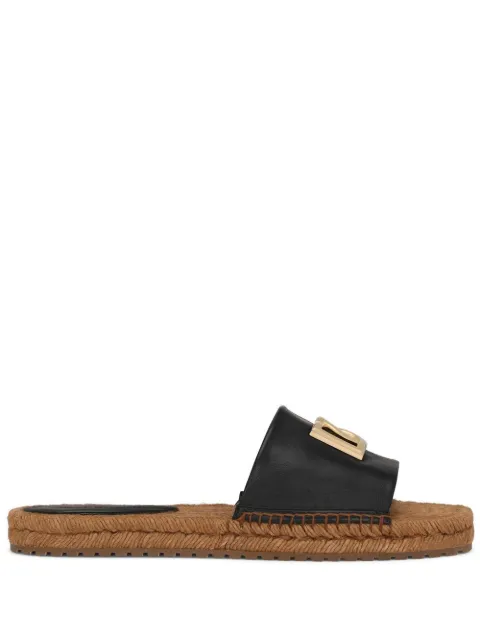Dolce & Gabbana DG-logo espadrilles Black CE0124AX191