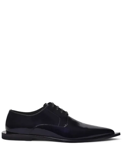 Dolce & Gabbana patent leather derby shoes Black A10736AG143