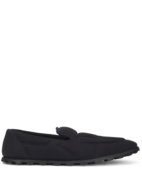 Dolce & Gabbana quilted-finish round-toe slippers Black A50486AE928