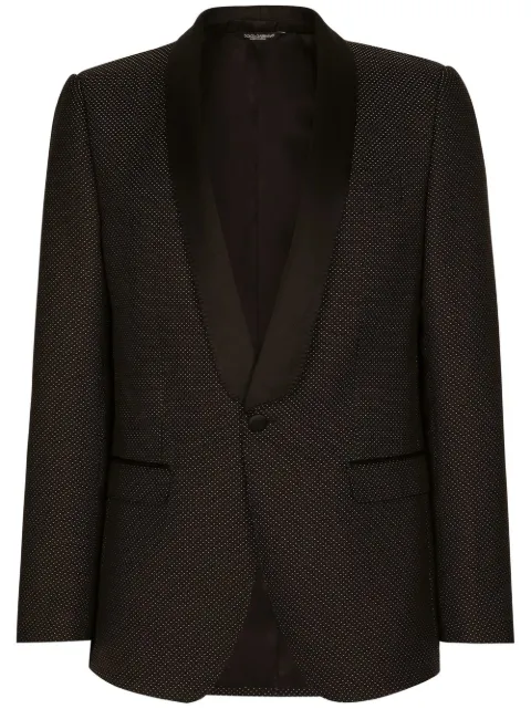 Dolce & Gabbana Martini-fit tuxedo suit Black GKOLMTFJMZC